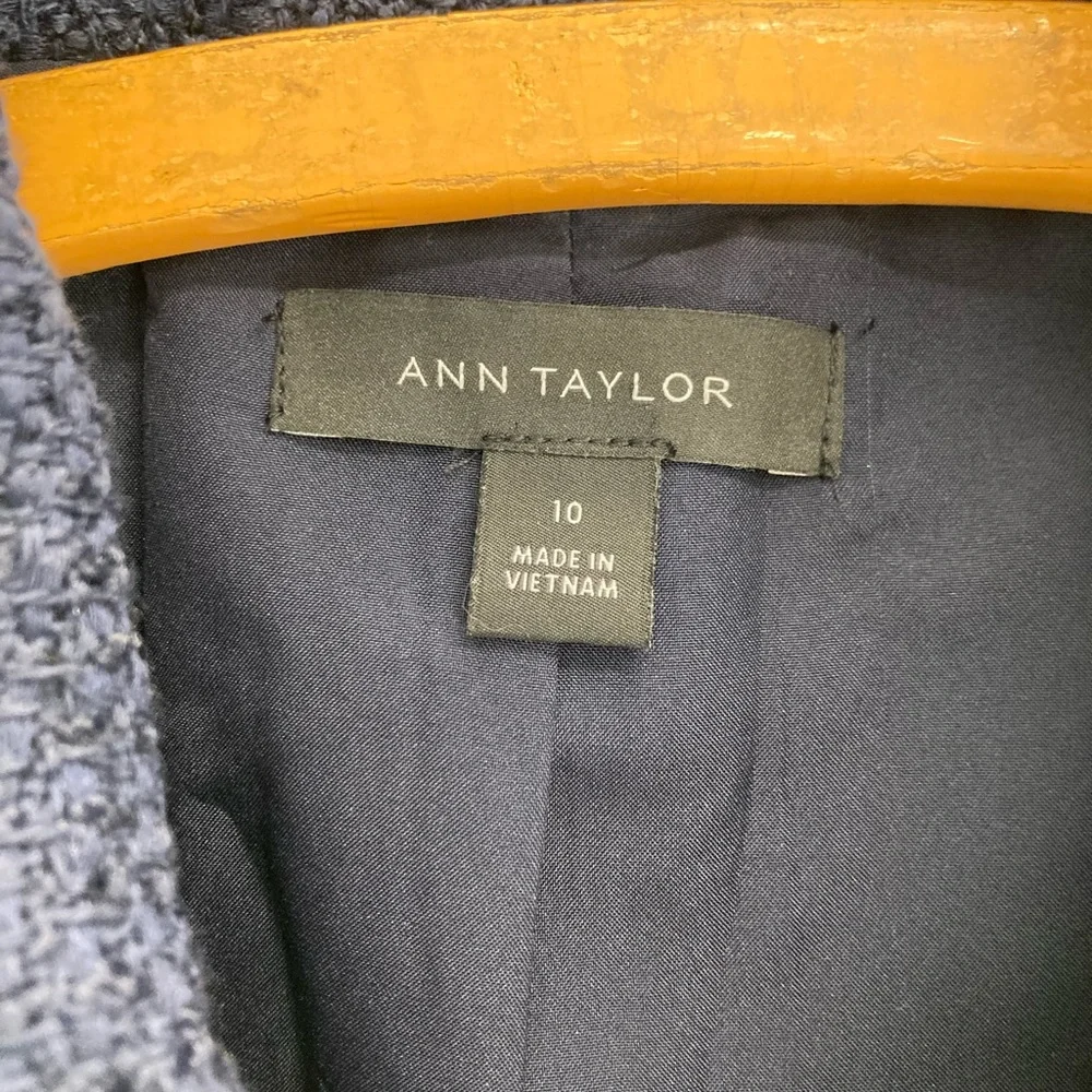 Ann Taylor Blue Topper Jacket - Picture 6 of 10